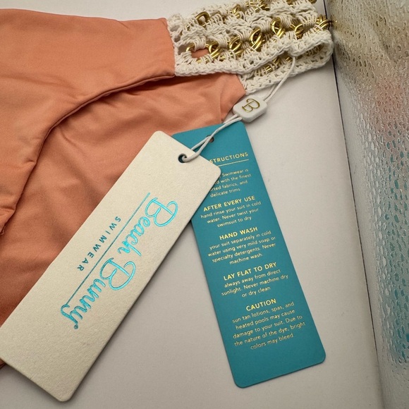 Beach Bunny Got Me In Chains Tri Bikini Set - Size M - Picture 11 of 13